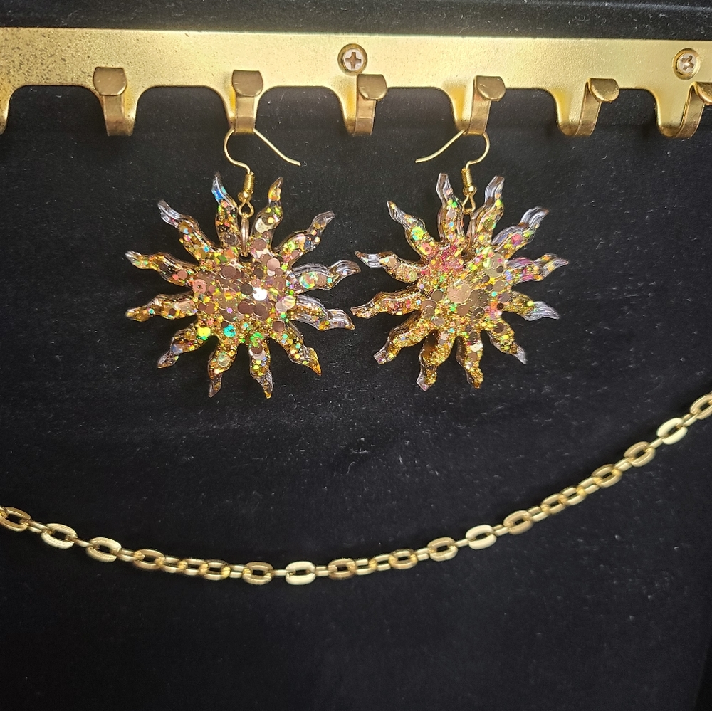 Golden Sun Earrings